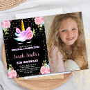 Search for the black unicorn invitations For kids