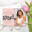 Search for blush pink graduation invitations Typography