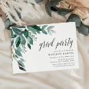 Search for foliage graduation invitations Elegant