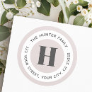 Search for light grey return address labels White