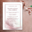 Search for feather wedding invitations Simple