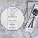 Search for purple and silver menus Violet