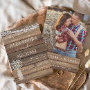 Search for rustic farmhouse wedding invitations String lights