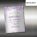 Search for violet invitations Silver