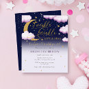 Search for starry night birthday invitations Twinkle twinkle little star