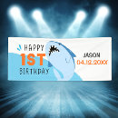 Search for baby shark birthday banners Blue