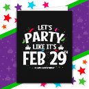 Search for funny 29th birthday cards Leap year