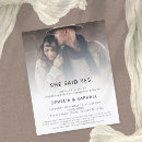 Search for budget engagement party invitations She said yes