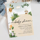 Search for modern safari baby shower invitations Simple