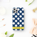 Search for navy blue polka dots iphone cases Pattern of dots