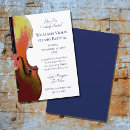 Search for violin recital invitations Classical