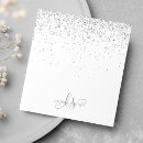 Search for sparkle notepads Monogrammed
