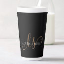 Search for gold initial coffee mugs Minimalist