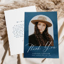 Search for navy blue thank you cards College
