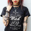 Search for salem witch trials tshirts Witchcraft