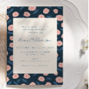 Search for navy and pink bridal shower invitations Modern