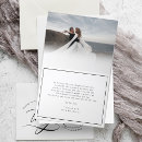 Search for calligraphy wedding thank you cards Chic