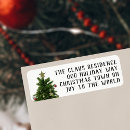 Search for tree return address labels Festive