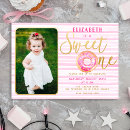 Search for sweet one doughnut birthday invitations Sprinkles
