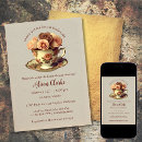 Search for tea party brunch invitations Bridal