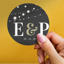 Search for string of lights wedding stickers Elegant