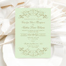 Search for pistachio green wedding invitations Typography