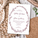 Search for rustic burgundy wedding invitations Elegant