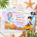 Search for mermaids and pirates Boy girl party