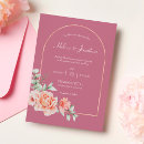 Search for dusty pink and gold wedding invitations Script