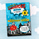 Search for super hero birthday invitations Kids birthday party
