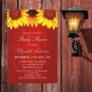 Search for wood baby shower invitations Fall
