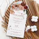 Search for bold floral wedding invitations Boho