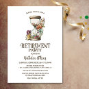 Search for country retirement invitations Watercolor