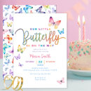 Search for glitter butterfly invitations Watercolor