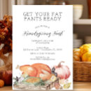 Search for funny thanksgiving invitations Watercolor
