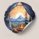 Search for cabin in the woods stickers Mountains