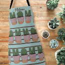 Search for cactus pattern aprons Modern