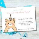 Search for polka dot birthday invitations Animal