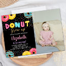 Search for black and pink birthday invitations Girl