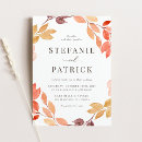 Search for fall foliage wedding invitations Autumn