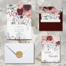 Search for burgundy and pink wedding invitations Floral