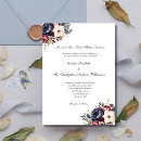 Search for navy blue cream wedding invitations Elegant