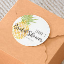 Search for pineapple bridal shower stickers Tropical