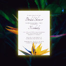 Search for bird of paradise bridal shower invitations For her