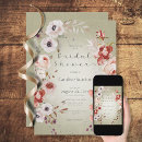 Search for pink floral bridal shower invitations Roses