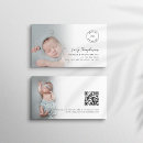 Search for newborn photographer business cards Minimalist