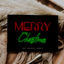 Search for neon christmas cards Modern