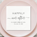 Search for happily ever after napkins Rehearsal dinner