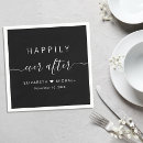 Search for happily ever after napkins Simple