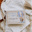 Search for blue hot air balloon invitations Rustic